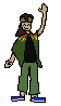 My Online Persona Waving, Pixel Art